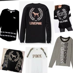 VS PINK ITEMS SALE SERIOUS BUYERS ONLY. MESSAGE ME PLEASE. SERIOUS BUYERS NWTS